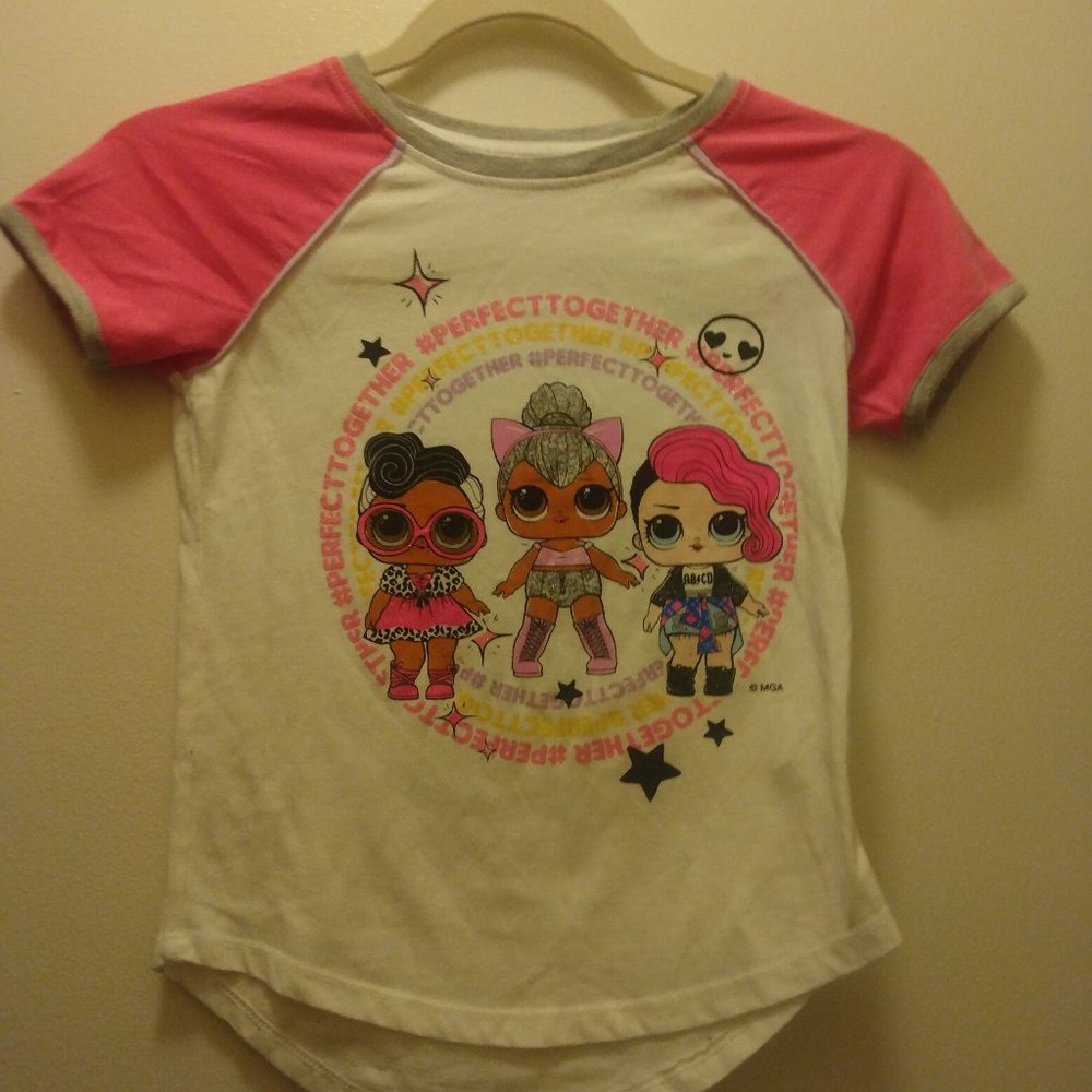 Black, pink, yellow purple and other colors L.O.L. surprise M(8) shirt